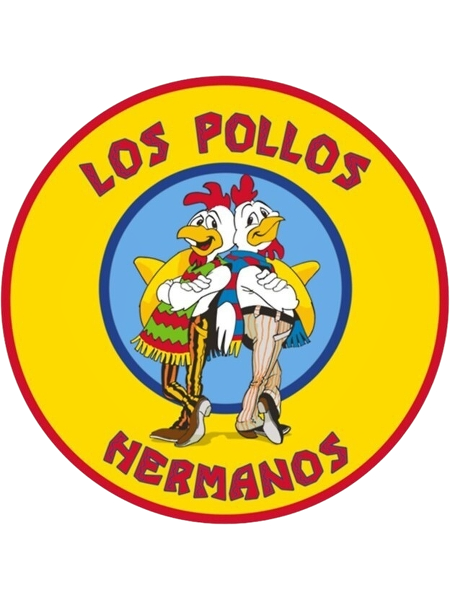 Логотип Los Pollos Hermanos — два брата-цыплёнка